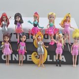热卖美泰barbie芭比娃娃公主摆件模型玩偶公仔女孩过家家玩具6个