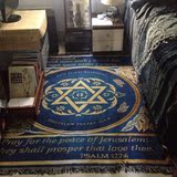 美式乡村客厅茶几地毯地垫卧室地毯床前毯床边毯加厚长方形机洗缕