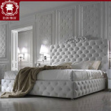新古典后现代卧室家具实木雕花奢华床公主婚床1.8米双人床豪华床