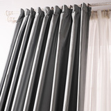 [CL]竹月阁窗帘成品加厚遮光布卧室全遮光隔热遮阳定制窗帘布预售
