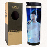 陈奕迅明星同款咖啡杯创意周边定制星巴克水杯带盖塑料不锈钢礼物