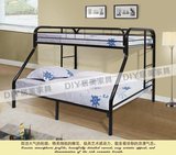 床子母床两层床上下铺床 成人上下床双层床金属铁床欧式铁艺高低