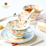 【品来运】欧式骨瓷咖啡杯套装下午茶茶具创意陶瓷英式红茶杯