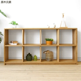 家具白橡木日式书柜书架展示柜置物柜收纳简约环保原木书柜