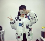 韩版2016秋冬装学院风GD权志龙同款棒球服外套女装bf学生短款宽松