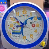 日本专柜精工儿童多拉A梦机器猫蓝胖子可爱闹钟C