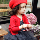 韩国童装2016秋装女童毛衣舒适百搭大童亲子针织开衫儿童宝宝外套