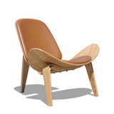 飞机椅三角贝壳椅微笑椅CH07北欧设计师创意椅子宜家个性休闲躺椅