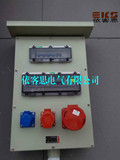 FXS-G-3/K125三防检修电源插座箱 冷板防水充电插座带漏保开关箱