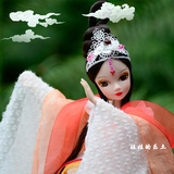 可儿娃娃古装芭比娃娃仙鹤公主古装娃娃玩具关节体儿童玩具女孩