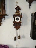 西洋老钟表 荷兰双锤挂钟 机械钟 古董老挂钟 .走打正常
