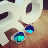 [转卖]丢丢家 2014夏季新款 潮搭圣品 透明边框彩色太阳眼镜