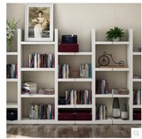 宜家客厅创意隔断书架书柜简约花架收纳置物架多层架落地墙壁