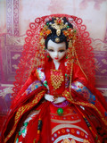 中国古装人形娃娃中国新娘系列 12点美白关节体 礼物女孩玩具