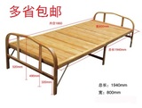 碳化折叠床竹床1.2米1米0.8米单人床双人床午休床简易床小床