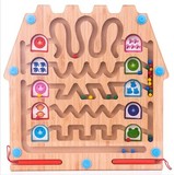 美赞臣玩具磁性迷宫玩具 磁铁运笔迷宫亲子智力游戏2-7岁 包邮