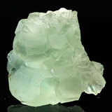 【矿石之家】漂亮内透窗口绿色萤石 矿物晶体标本矿标原石508