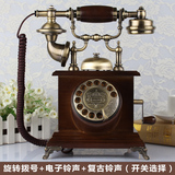 包邮正品仿古电话机 复古电话机座机欧式客厅家用电话机新款高档