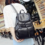 日韩版pu新款时尚双肩包女包学生书包背包旅行包大休闲潮女士包包