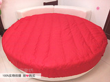 纯色圆床床品棉花褥子垫被床笠款式纯棉床笠款式手工棉花床垫包邮