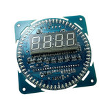 DS1302时钟电子表闹钟  旋转LED显示 创意时钟DIY 温度显示报警