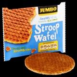 荷兰代购 jumbo华夫蜂蜜焦糖饼干 进口零食8小包独立包装 现货