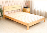 简约现代成人床松木床实木床儿童床白色双人床单人1.2 1.5 1.8米