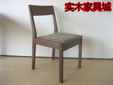 实木家具城厂家直销采用橡木制作简约日式宜家大小户型餐椅可定制