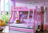 上海实木家具定制欧式板式儿童双层床子母上下床田园系列公主床