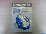 好运达Rowenta 吸尘器纸袋尘袋 ZR470 5片装法国进口 RO240RO3011