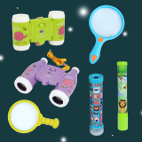 奥视界儿童科普实验教具玩具 望远镜放大镜万花筒新年礼物包邮