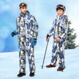 KHAKIL卡其隆高端防风防水男款滑雪服保暖加厚男成人滑雪亲子装