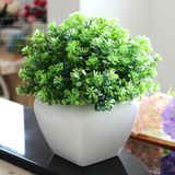 仿真绿植物假花盆栽塑料花摆件装饰花艺客厅餐桌摆件整体花卉套装