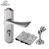 三环（TRI-CIRCLE）门锁室内卧室房门锁三件套装纯铜锁芯执手防盗