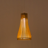 创意北欧宜家风格餐厅吊灯现代简约日式吧台灯床头咖啡厅实木竹灯