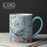 经典美式马克杯 美国LANG牛奶咖啡杯 大容量陶瓷杯 创意水杯 茶杯
