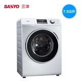 Sanyo/三洋 DG-F75322BS家用节能全自动变频滚筒洗衣机静音7.5kg