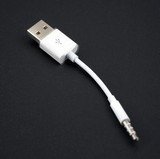 苹果夹子 shuffle MP3 ipod 播放器 充电线 3.5mm转USB数据线新款