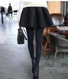 1韩国代购正品Nibbuns春装基本百搭的显瘦的蓬蓬裙短裙半身裙黑色