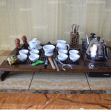 KAMJOVE/金灶V-210A鸡翅木雕四合一自吸水泡茶机茶盘茶具组合出售