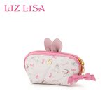 Liz Lisa2016新款超萌 可爱兔耳朵9717随身可爱收纳化妆包