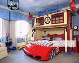 乐居贝贝欧式美式儿童家具儿童床汽车床上下双层子母高低床别墅床