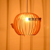 北欧宜家现代简约艺术实木木质鸟笼吊灯创意吊灯客厅餐厅卧室吊灯