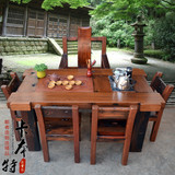 老船木茶桌椅组合泡茶家用创意现代中式客厅茶艺桌办公室功夫茶几