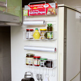 冰箱挂架侧壁挂架调味料瓶储物架创意壁挂式收纳架厨房用品置物架