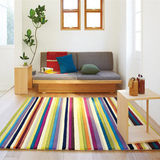 时尚加厚腈纶地毯客厅茶几卧室满铺现代地中海风格 花色条纹定制