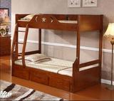 包邮实木家具香樟木床 子母床 儿童床 上下床层床 箱体床现代中式