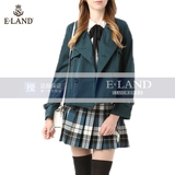 商场代购ELAND衣恋15年秋季新修身短款风衣EEJT53852B专柜正品