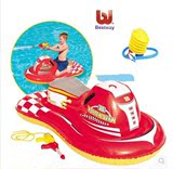 包邮正品喷水-水枪摩托艇充气坐骑游泳圈儿童水上玩具Bestway浮船