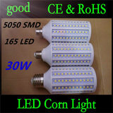 超亮大功率30W5050 LED玉米灯节能灯工厂商场交通照明E27 E40 B22